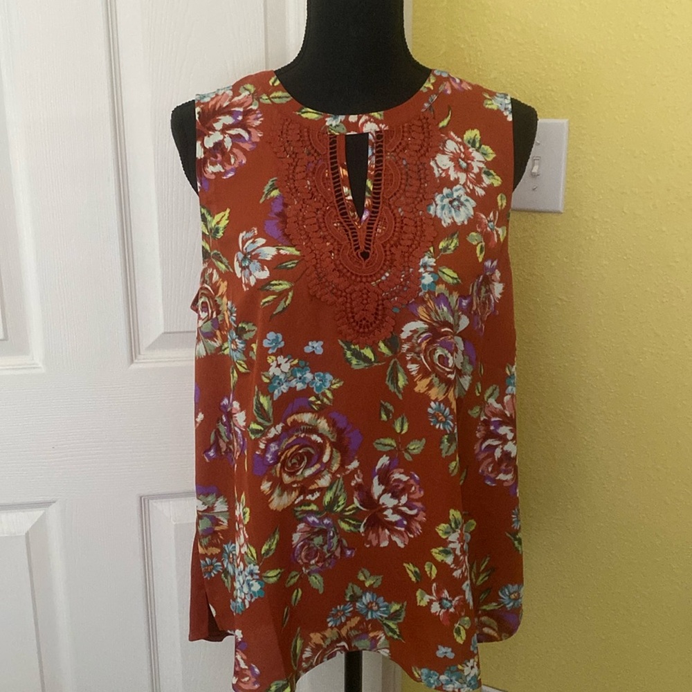 NWT Daniel Rainn Sleeveless Top Large